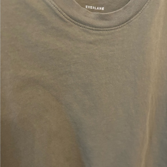 Everlane green t-shirt with open tie back size XS - Picture 11 of 11